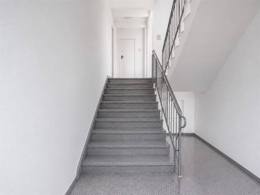 Treppenhaus nach der Reinigung